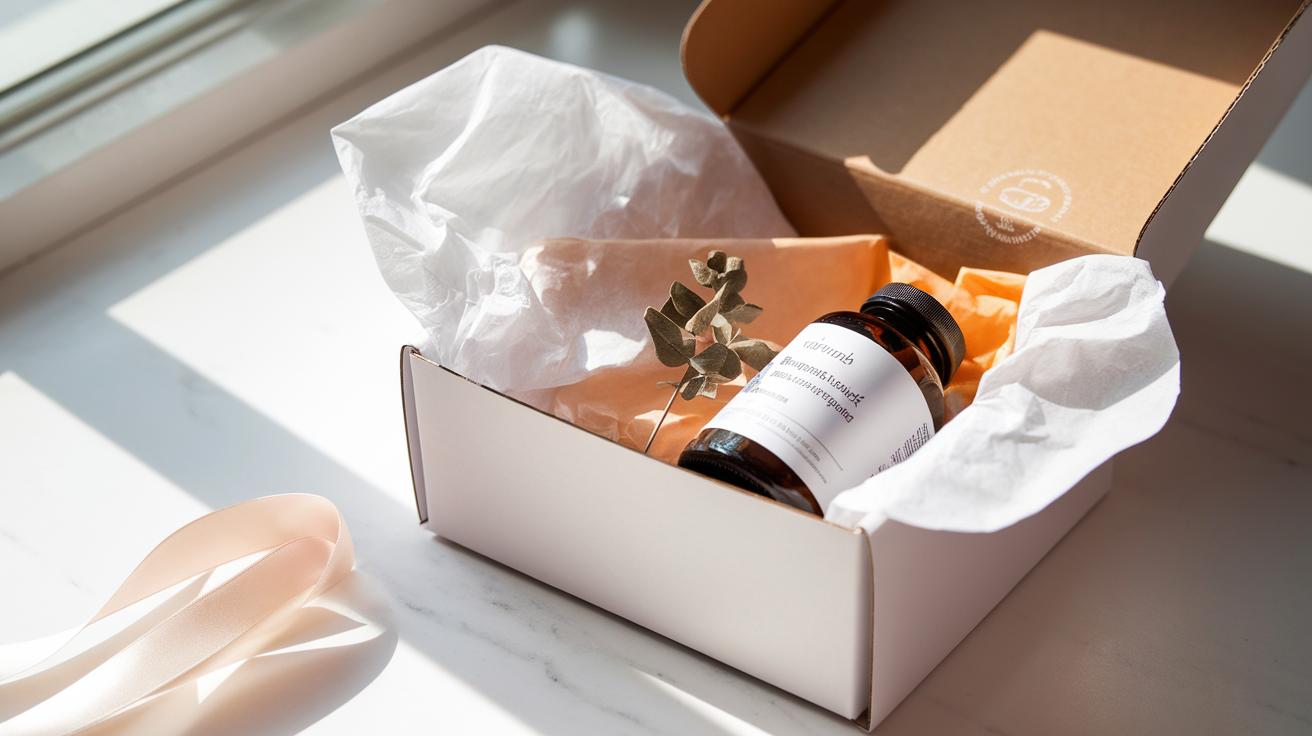 Diszkrét csomagolás és kiszállítás